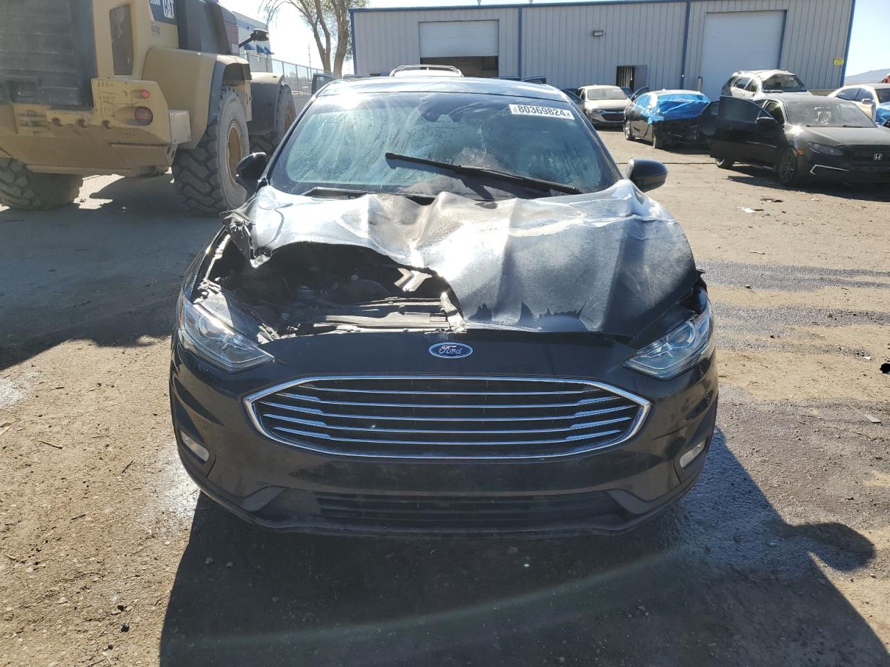2019 Ford Fusion VIN 3FA6P0HD3KR284049 Copart auction photo, burn - engine / burn - interior damage thumbnail 5