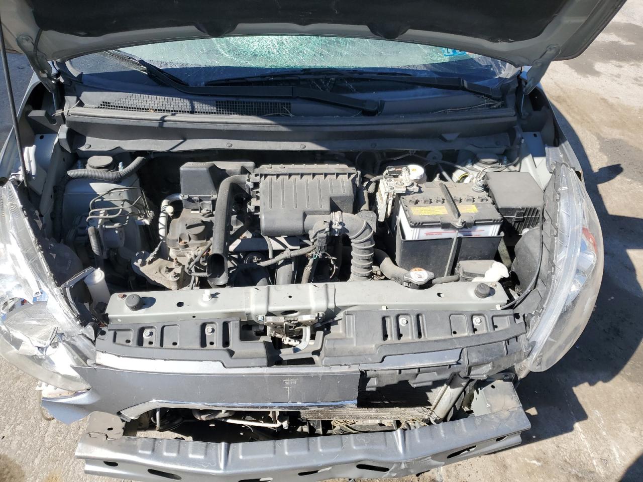 2020 Mitsubishi Mirage VIN ML32A3HJXLH002822 Copart auction photo, front end / side damage thumbnail 11