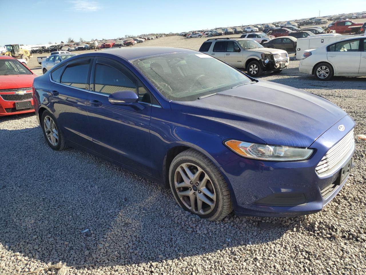 2015 Ford Fusion VIN 3FA6P0H71FR125403 Copart auction photo, side damage thumbnail 4