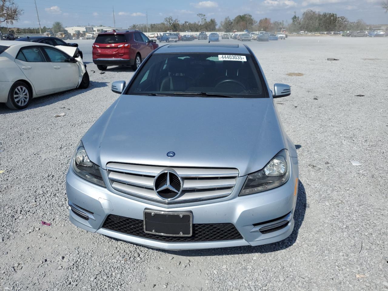 2013 Mercedes-Benz C-klasse VIN WDDGF4HB1DA831085 Copart auction photo, rear end damage thumbnail 5