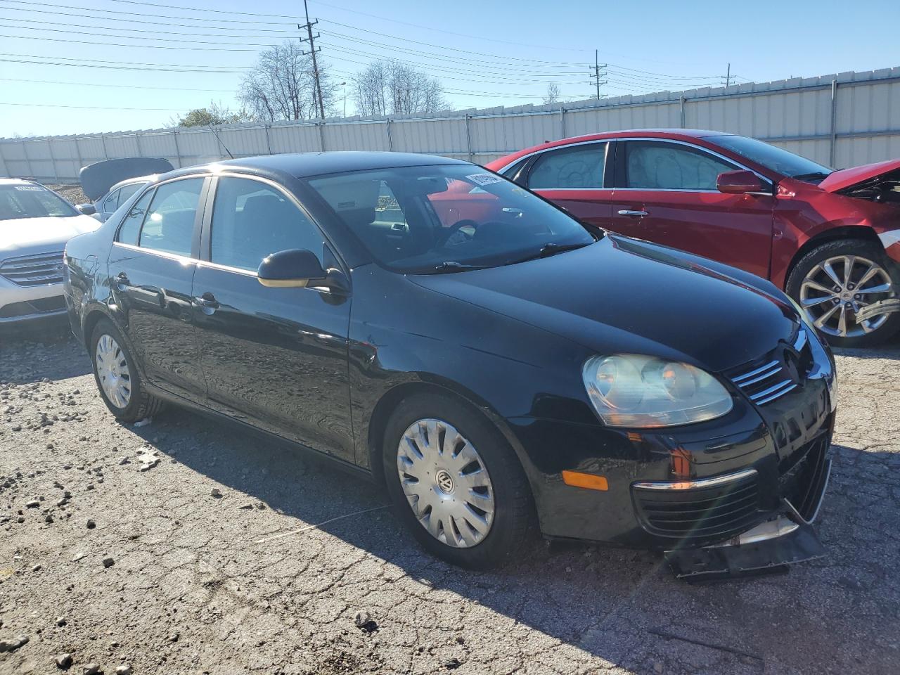 2009 Volkswagen Jetta VIN 3VWJZ71K19M020896 Copart auction photo, front end / rear end damage thumbnail 4