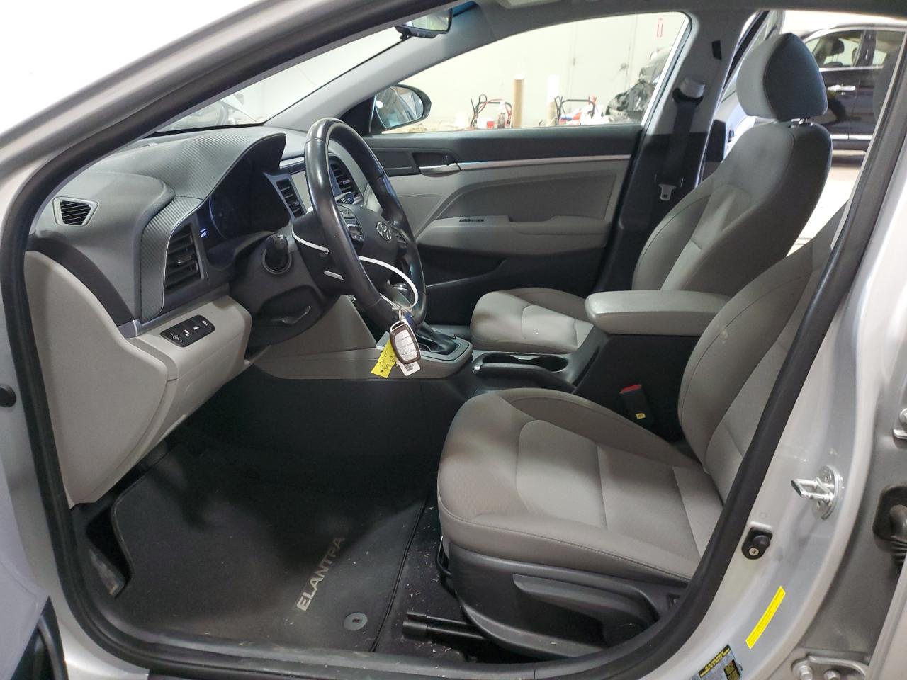 2019 Hyundai Elantra VIN KMHD84LF2KU838636 Copart auction photo, side damage thumbnail 7
