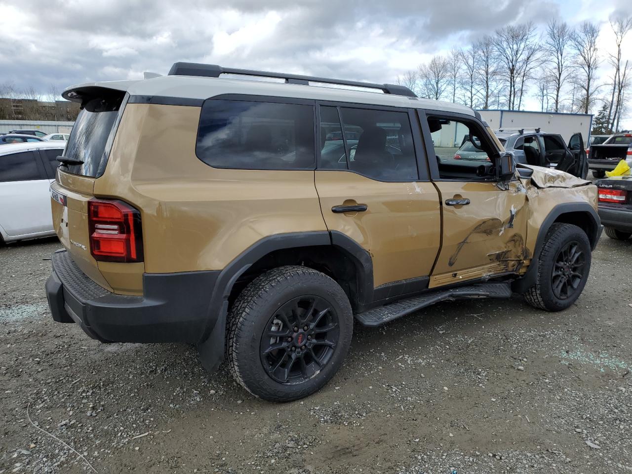 2024 Toyota Land Cruiser VIN JTEABFAJ8RK010961 Copart auction photo, front end / side damage thumbnail 3
