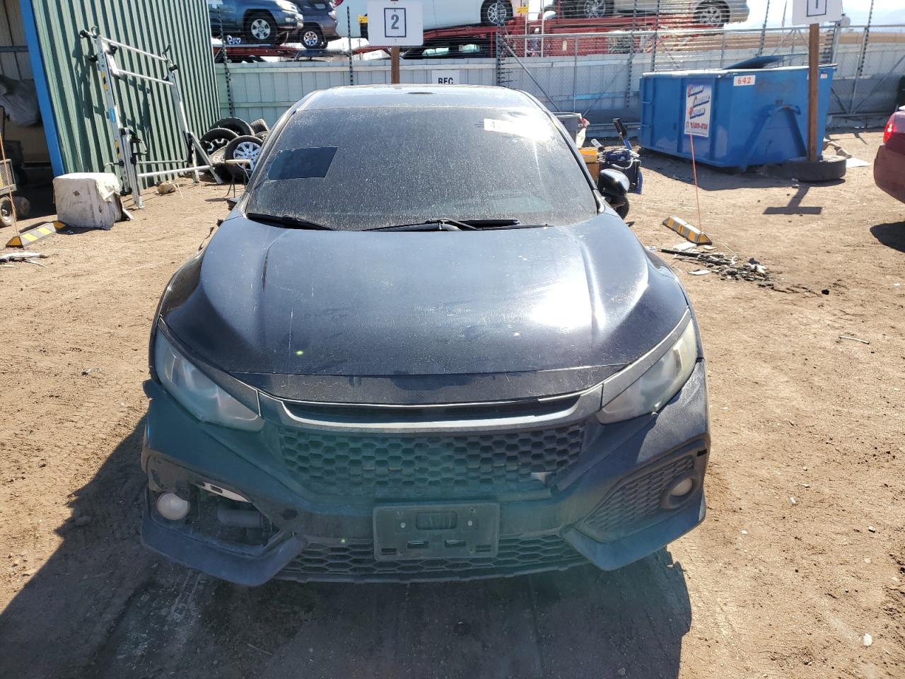 2016 Honda Civic VIN 19XFC1F79GE015450 Copart auction photo, front end / side damage thumbnail 5