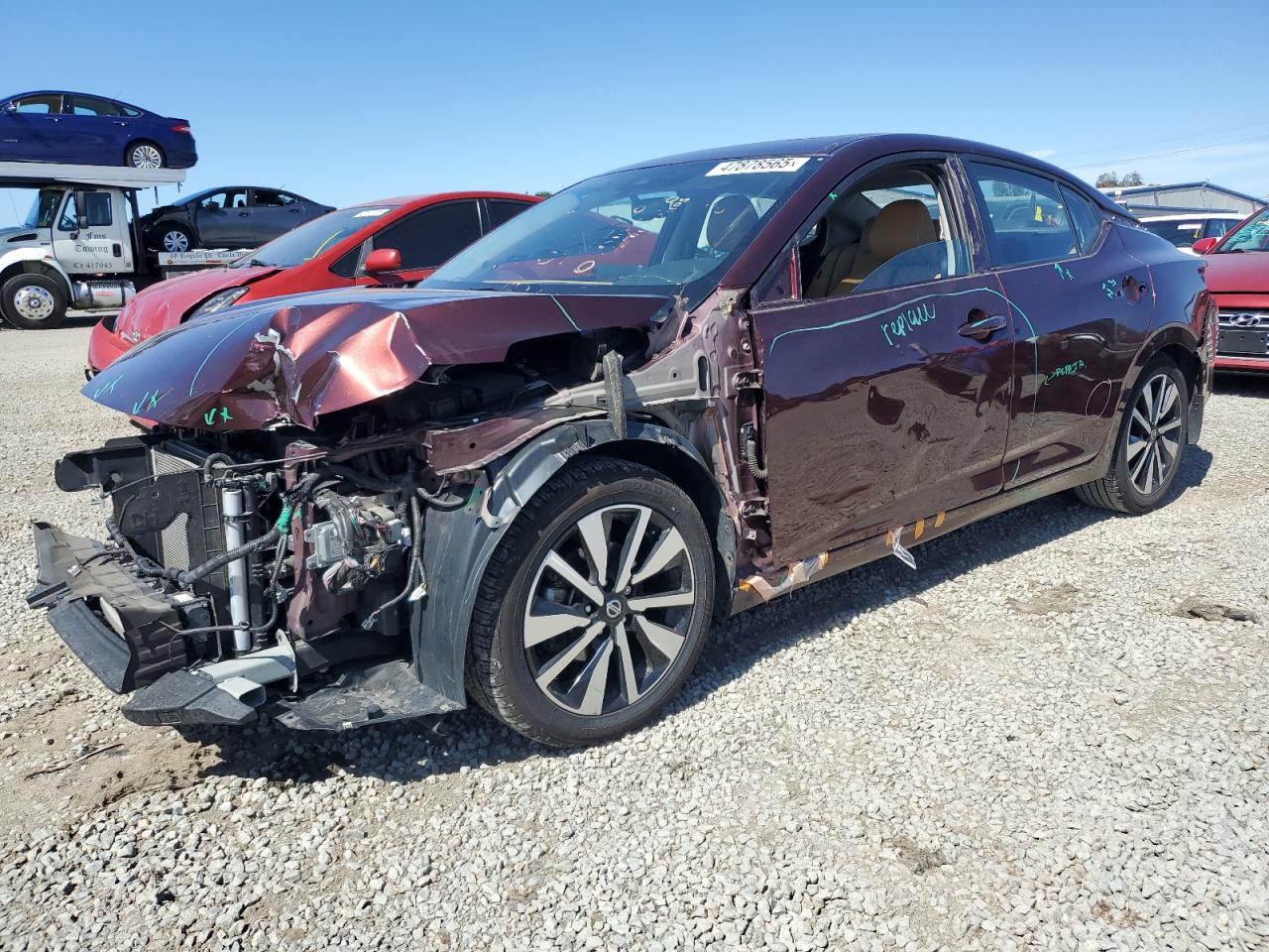 2022 Nissan Sentra VIN 3N1AB8CV0NY233252