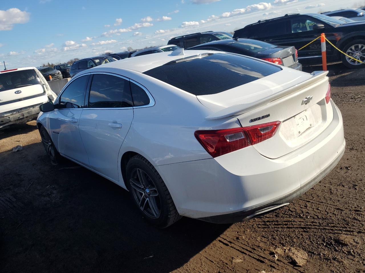 2020 Chevrolet Malibu VIN 1G1ZG5ST3LF130212 Copart auction photo, front end / rear end damage thumbnail 2