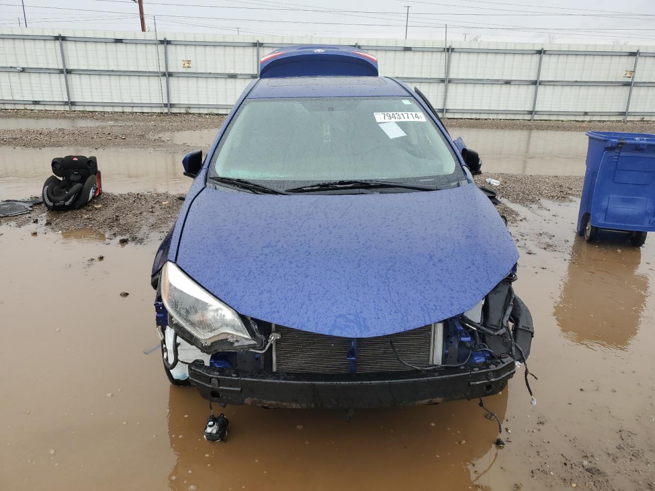 2016 Toyota Corolla VIN 2T1BURHE2GC503577 Copart auction photo, side / front end damage thumbnail 5