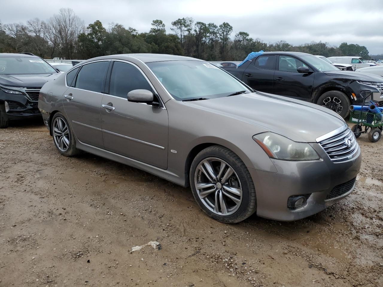 2008 Infiniti M VIN JNKAY01E58M600619 Copart auction photo, rear end damage thumbnail 4