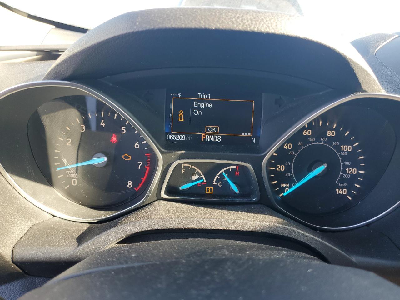 2017 Ford Escape VIN 1FMCU9G91HUB74573 Copart auction photo, front end / minor dent/scratches damage thumbnail 9