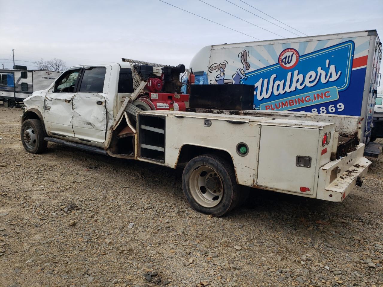 2012 Dodge RAM VIN 3C7WDLFL4CG154909 Copart auction photo, all over / undercarriage damage thumbnail 2