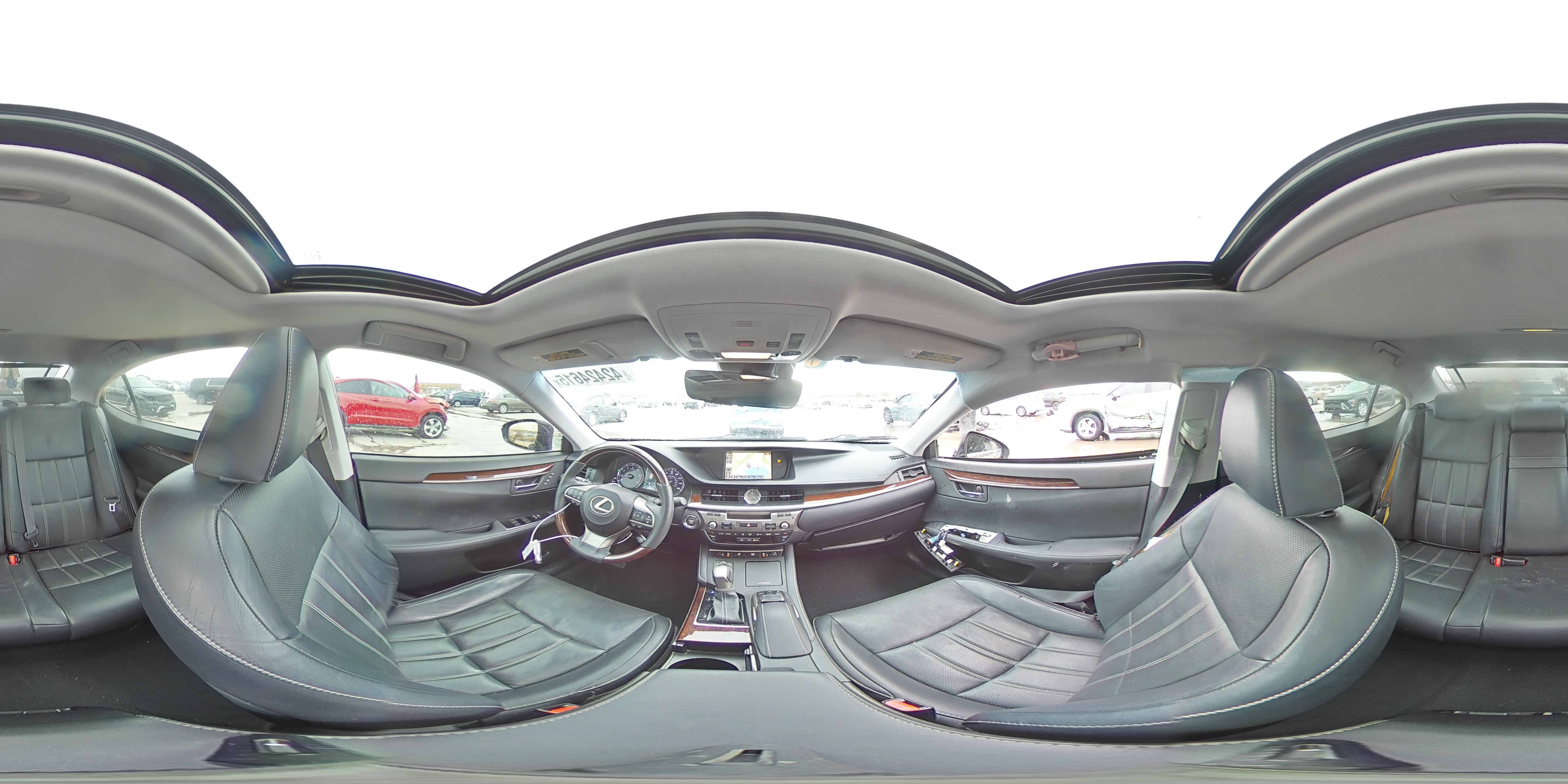 2018 Lexus ES VIN 58ABK1GGXJU093278 Copart auction photo, side / front end damage thumbnail 15