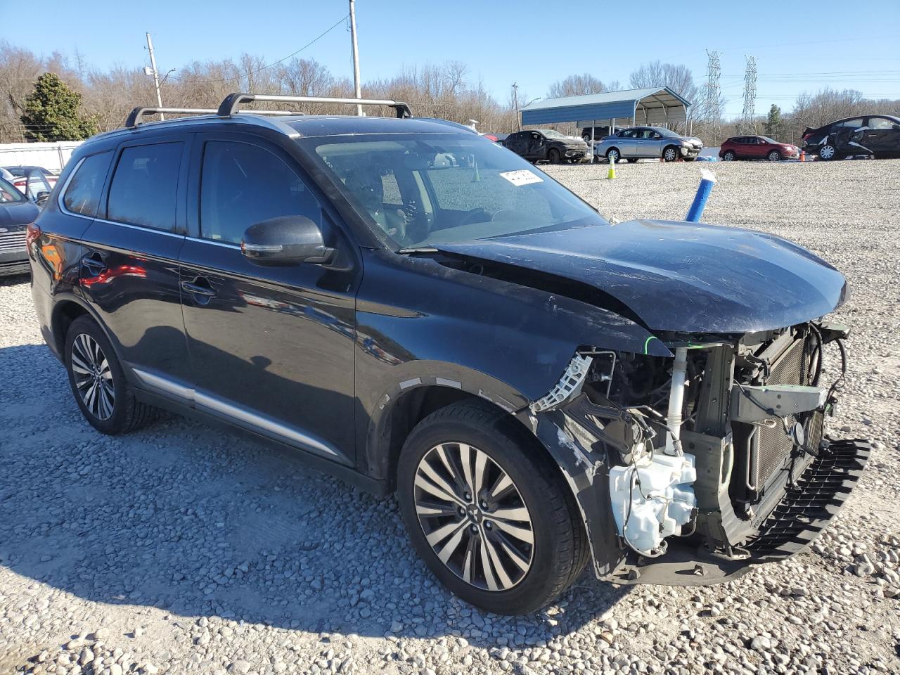 2019 Mitsubishi Outlander VIN JA4AD3A38KZ009038 Copart auction photo, front end damage thumbnail 4