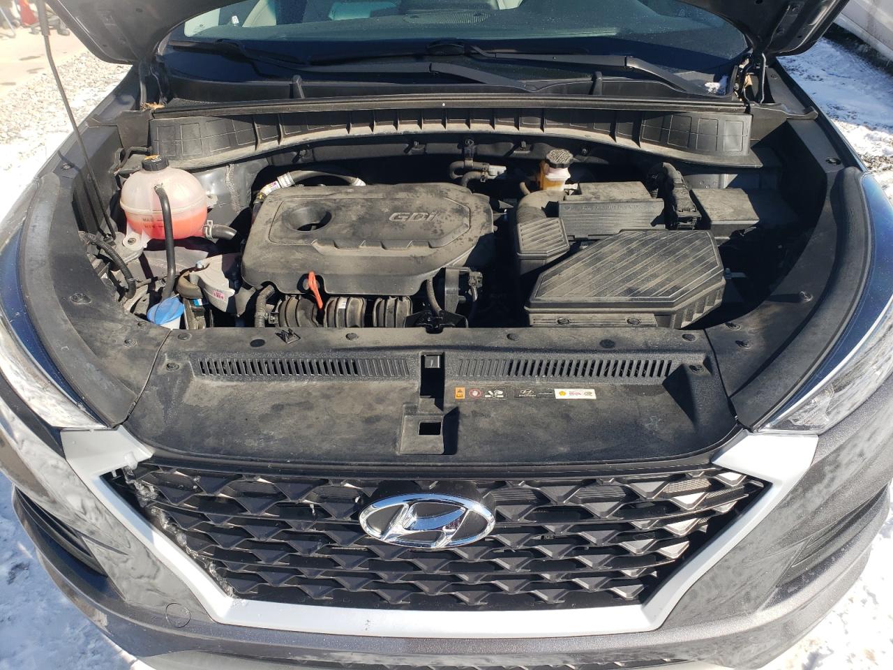 2021 Hyundai Tucson VIN KM8J33AL3MU329470 Copart auction photo, rear end / side damage thumbnail 12