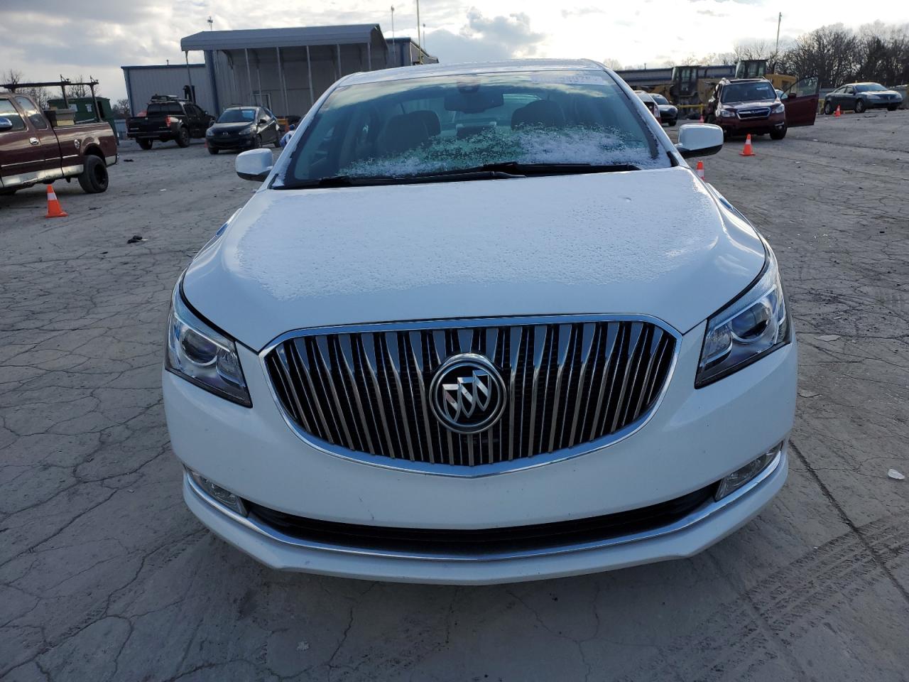 2014 Buick LaCrosse VIN 1G4GA5GR5EF128635 Copart auction photo, rear end / side damage thumbnail 5
