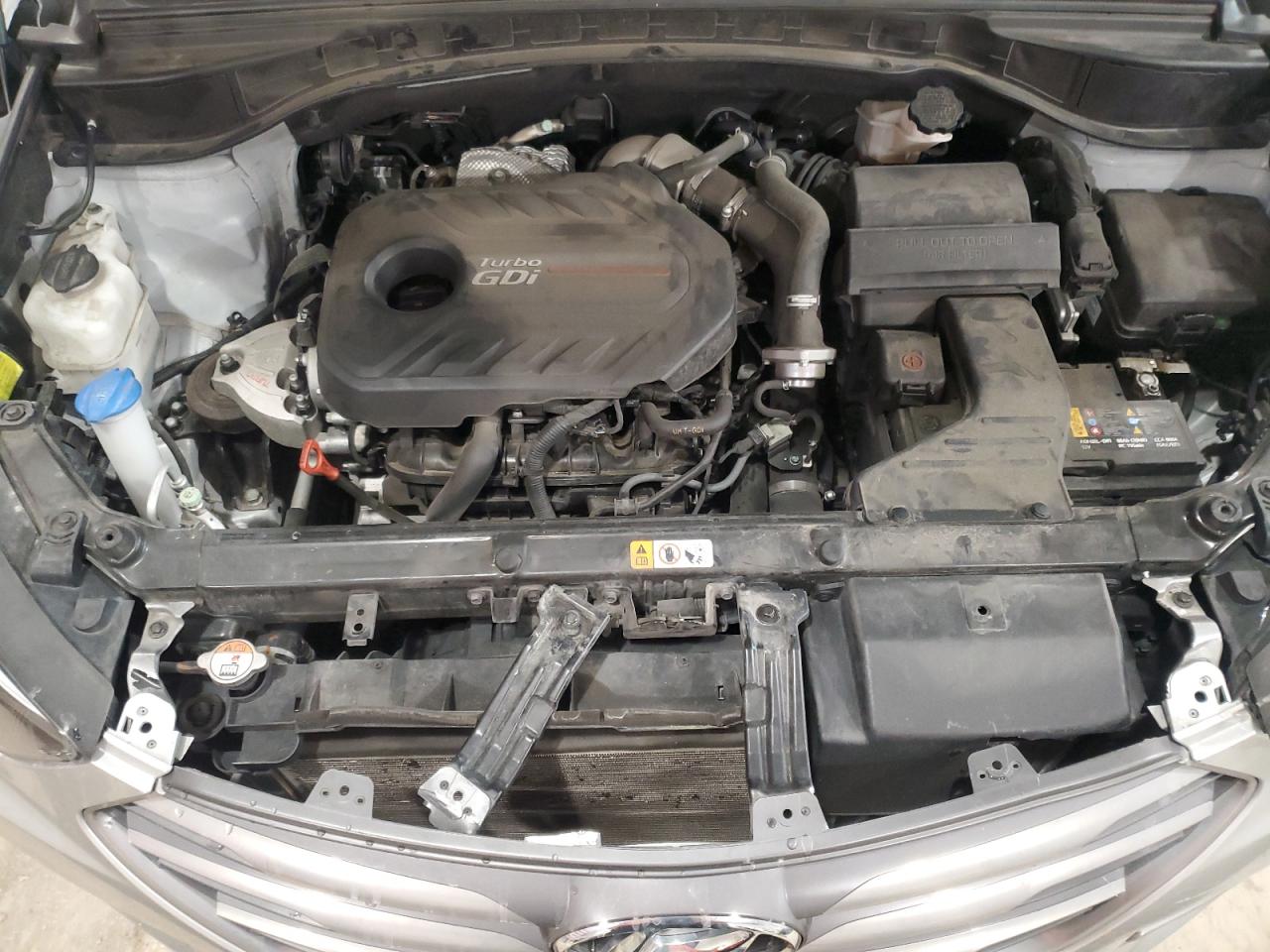 2018 Hyundai Santa Fe VIN 5XYZW4LA5JG528372 Copart auction photo, rear end / front end damage thumbnail 12
