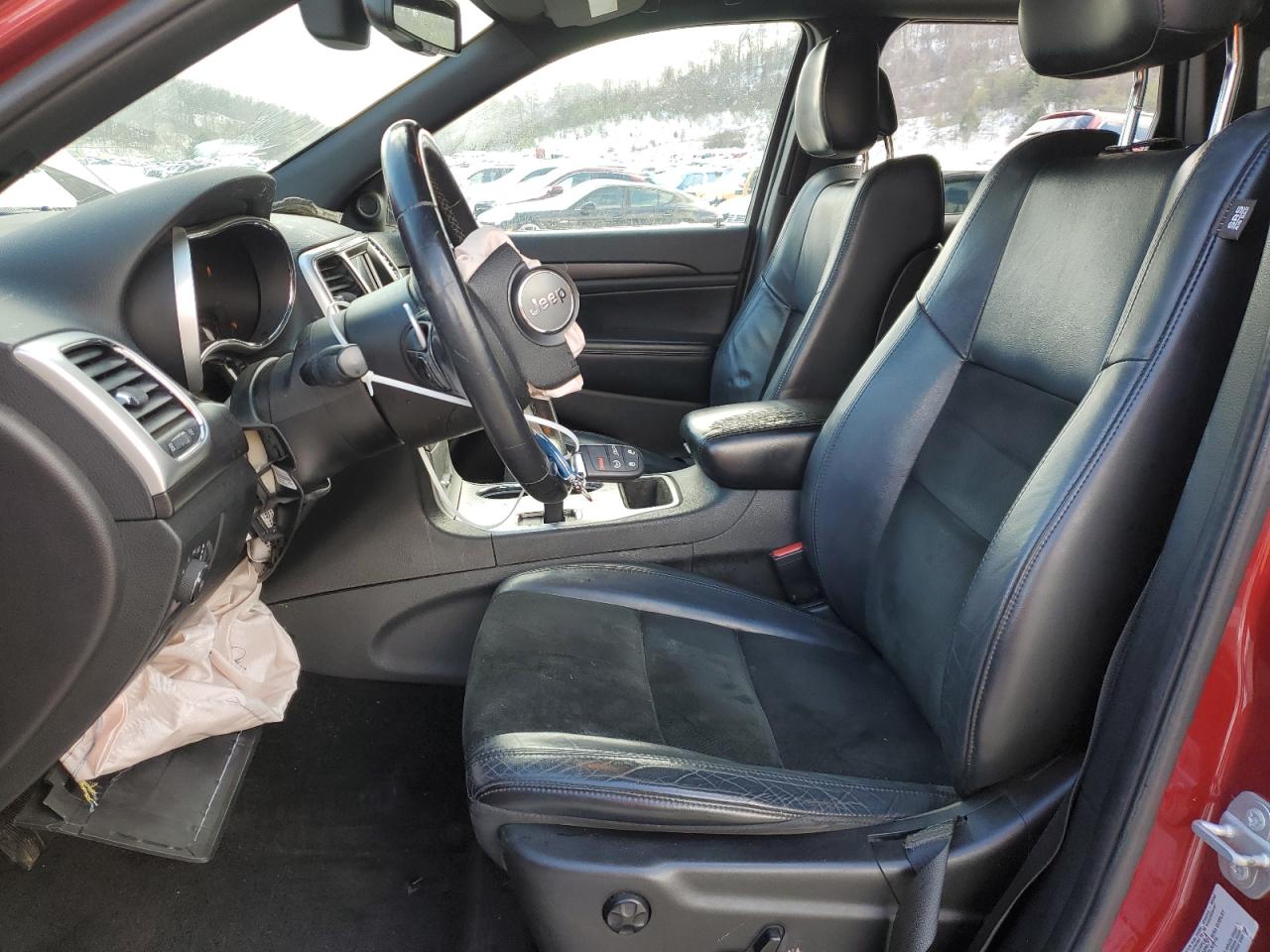 2015 Jeep Grand Cherokee VIN 1C4RJFAG3FC909232 Copart auction photo, front end / side damage thumbnail 7