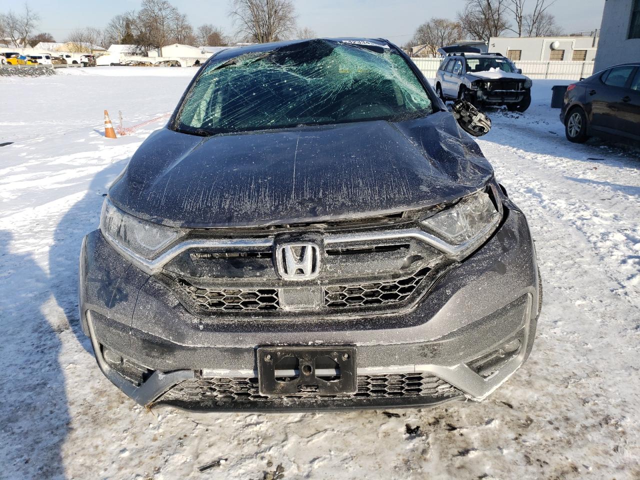 2021 Honda CR-V VIN 2HKRW2H58MH650706 Copart auction photo, rollover damage thumbnail 5