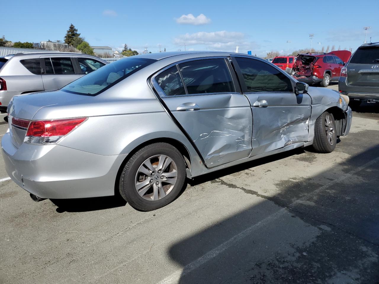 2011 Honda Accord VIN 1HGCP2F42BA049441 Copart auction photo, all over damage thumbnail 3
