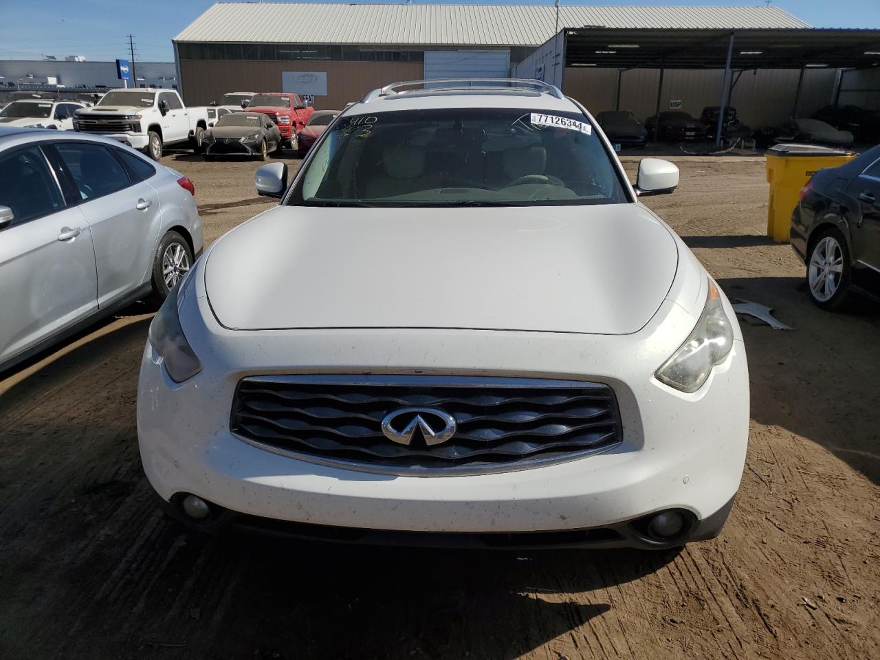 2011 Infiniti FX VIN JN8AS1MW5BM734717 Copart auction photo, side / rear end damage thumbnail 5