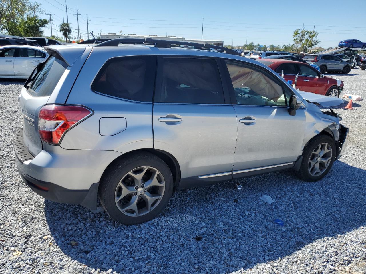 2015 Subaru Forester VIN JF2SJAWC5FH497376 Copart auction photo, front end damage thumbnail 3