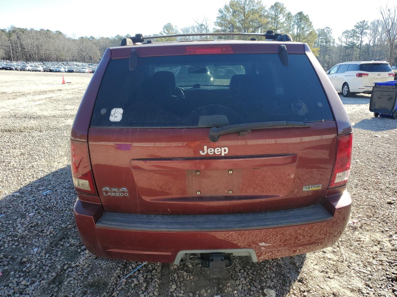 2007 Jeep Grand Cherokee VIN 1J8HR48P07C548535 Copart auction photo, rear end damage thumbnail 6