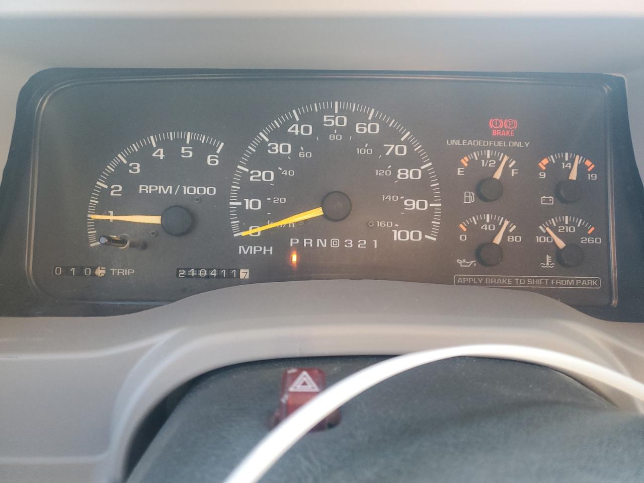 1997 Chevrolet Tahoe VIN 1GNEK13R1VJ401243 Copart auction photo, side damage thumbnail 9