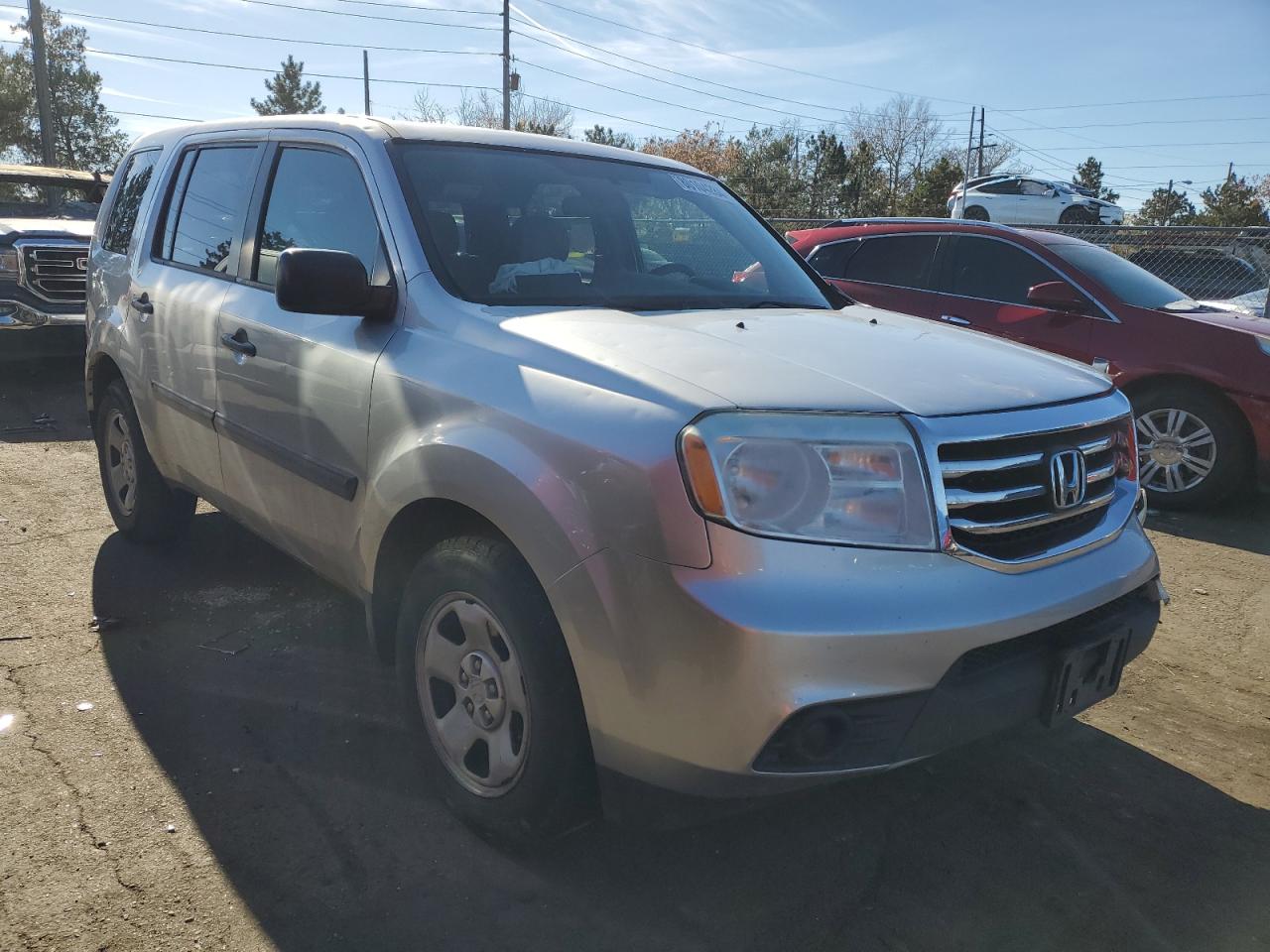 2014 Honda Pilot VIN 5FNYF4H28EB019516 Copart auction photo, front end damage thumbnail 4