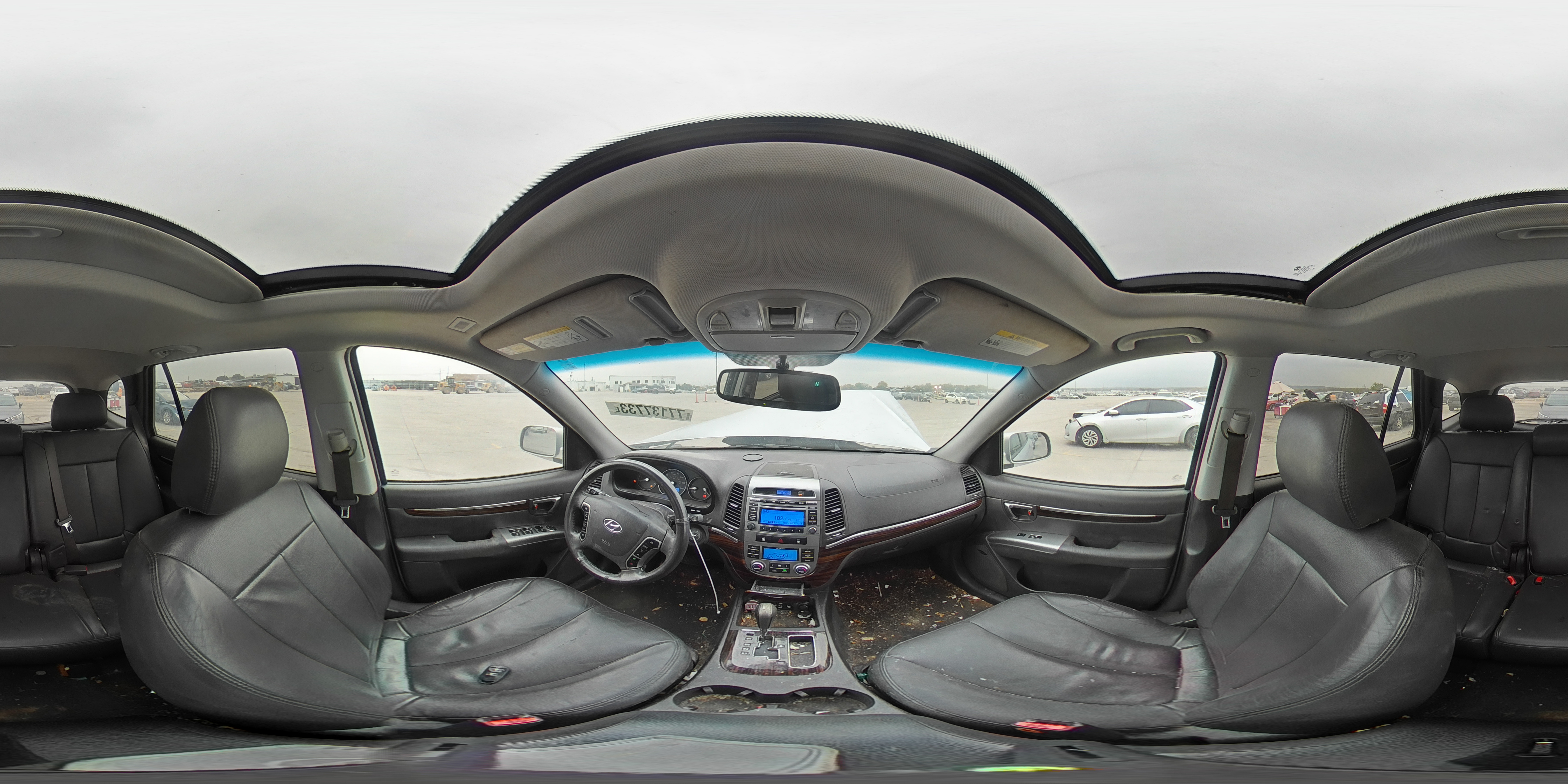 2011 Hyundai Santa Fe VIN 5XYZK3AB2BG089294 Copart auction photo, all over damage thumbnail 14