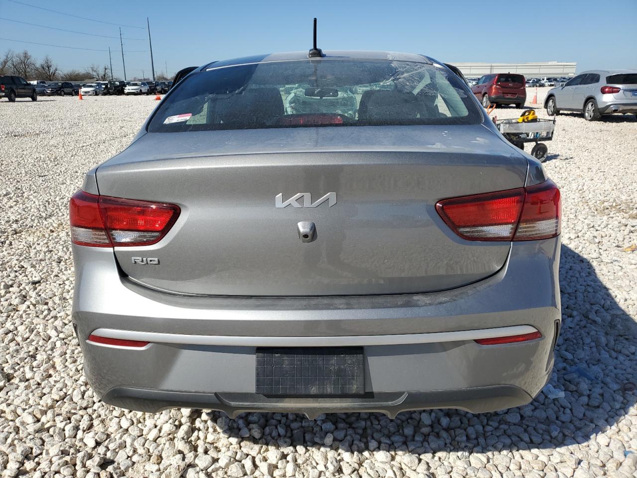 2022 KIA Rio VIN 3KPA24ADXNE477511 Copart auction photo, side damage thumbnail 6