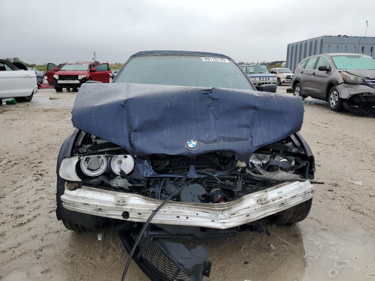 2001 BMW 3er VIN WBABS33441JY51892 Copart auction photo, front end / rear end damage thumbnail 5