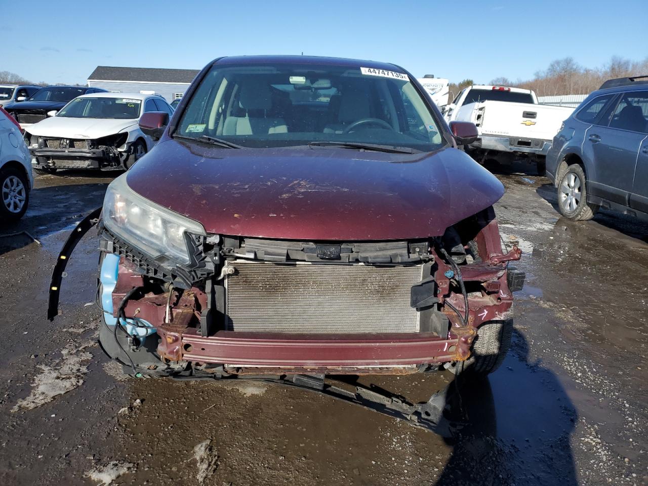2015 Honda CR-V VIN 2HKRM4H53FH638015 Copart auction photo, front end damage thumbnail 5