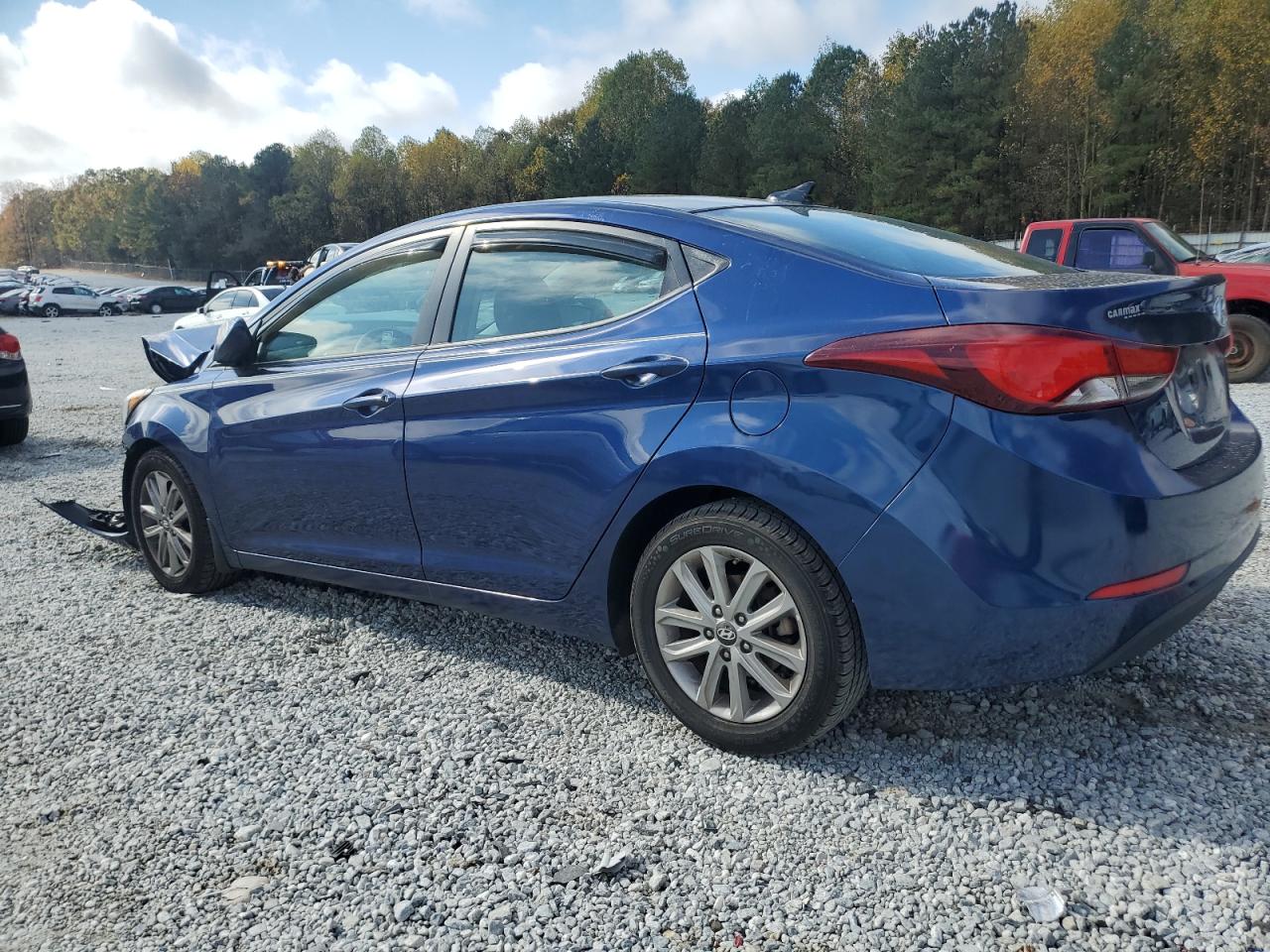 2016 Hyundai Elantra VIN 5NPDH4AE0GH689949 Copart auction photo, front end damage thumbnail 2