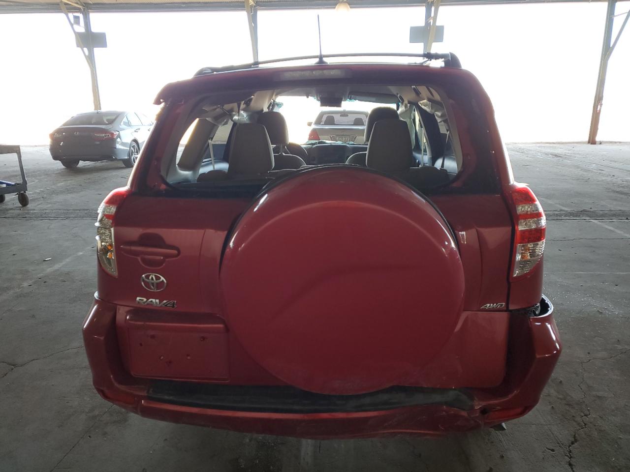 2012 Toyota RAV 4 VIN 2T3BF4DV7CW200104 Copart auction photo, rollover damage thumbnail 6