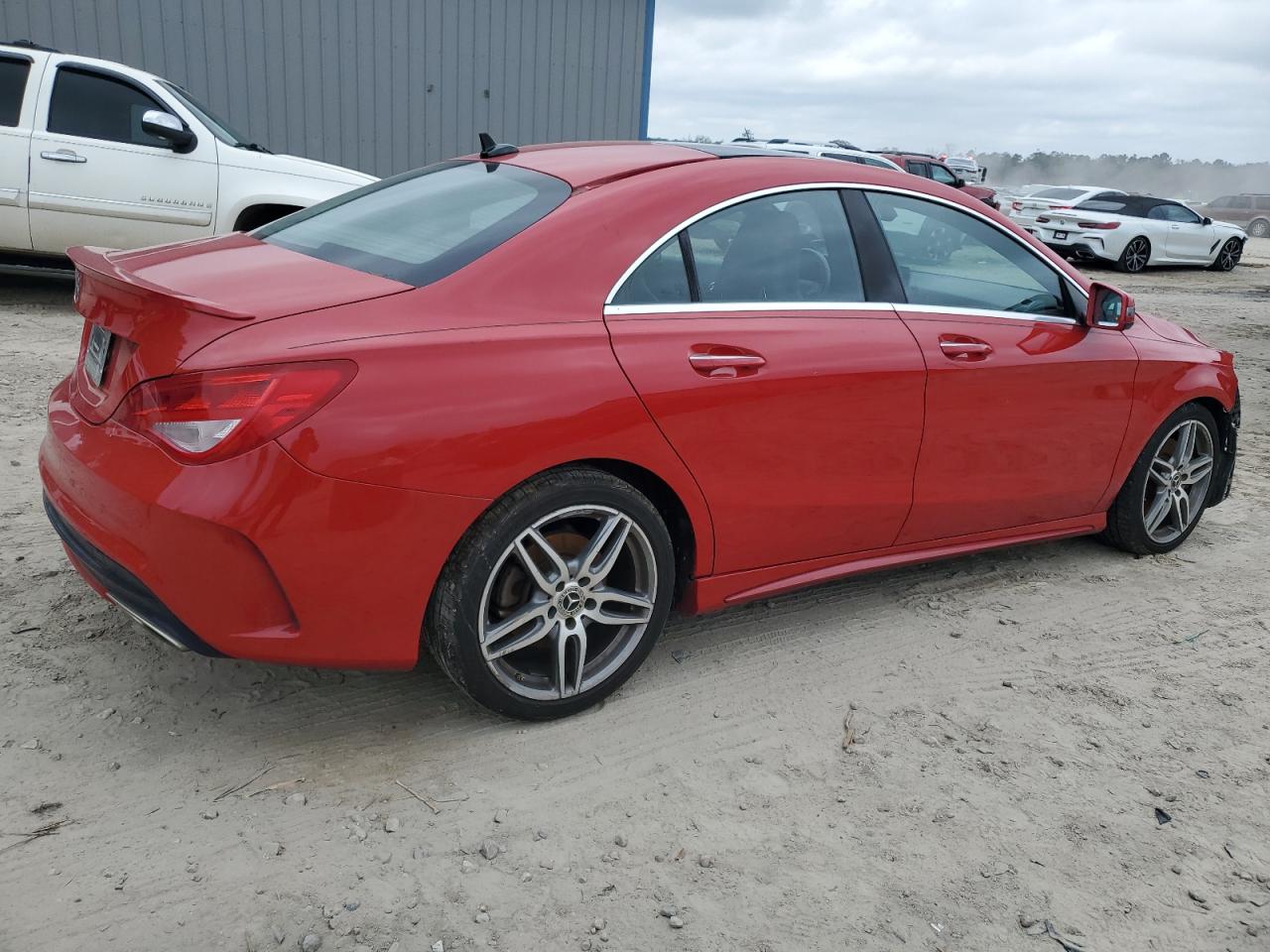 2018 Mercedes-Benz CLA-klasse VIN WDDSJ4EB2JN586668 Copart auction photo, front end damage thumbnail 3