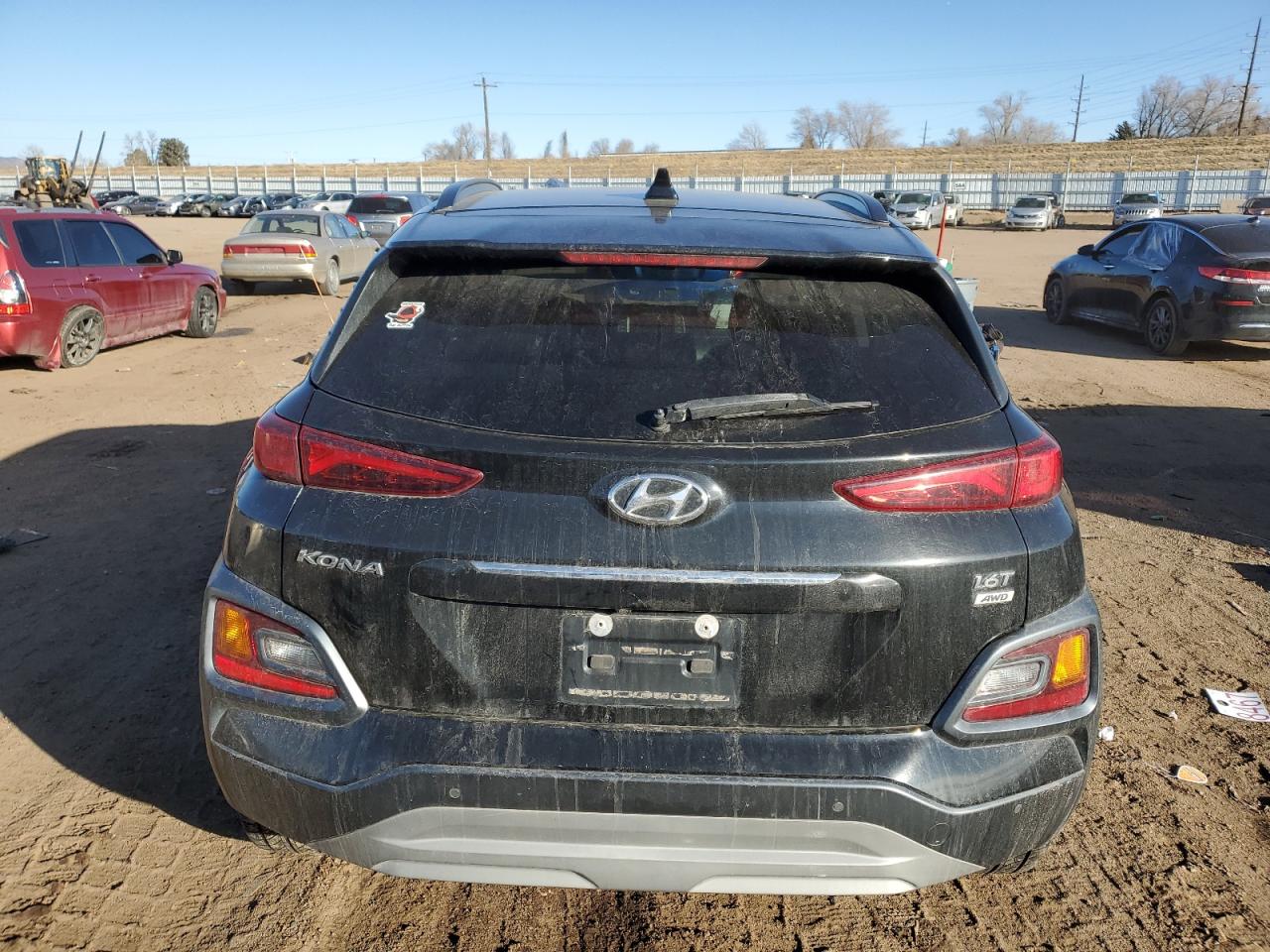 2021 Hyundai Kona VIN KM8K5CA55MU748808 Copart auction photo, front end / undercarriage damage thumbnail 6