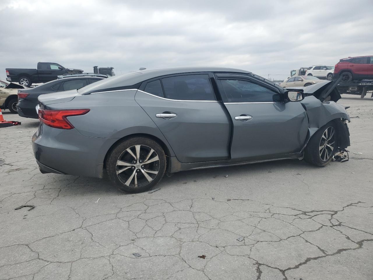 2017 Nissan Maxima VIN 1N4AA6AP2HC454587 Copart auction photo, front end / side damage thumbnail 3