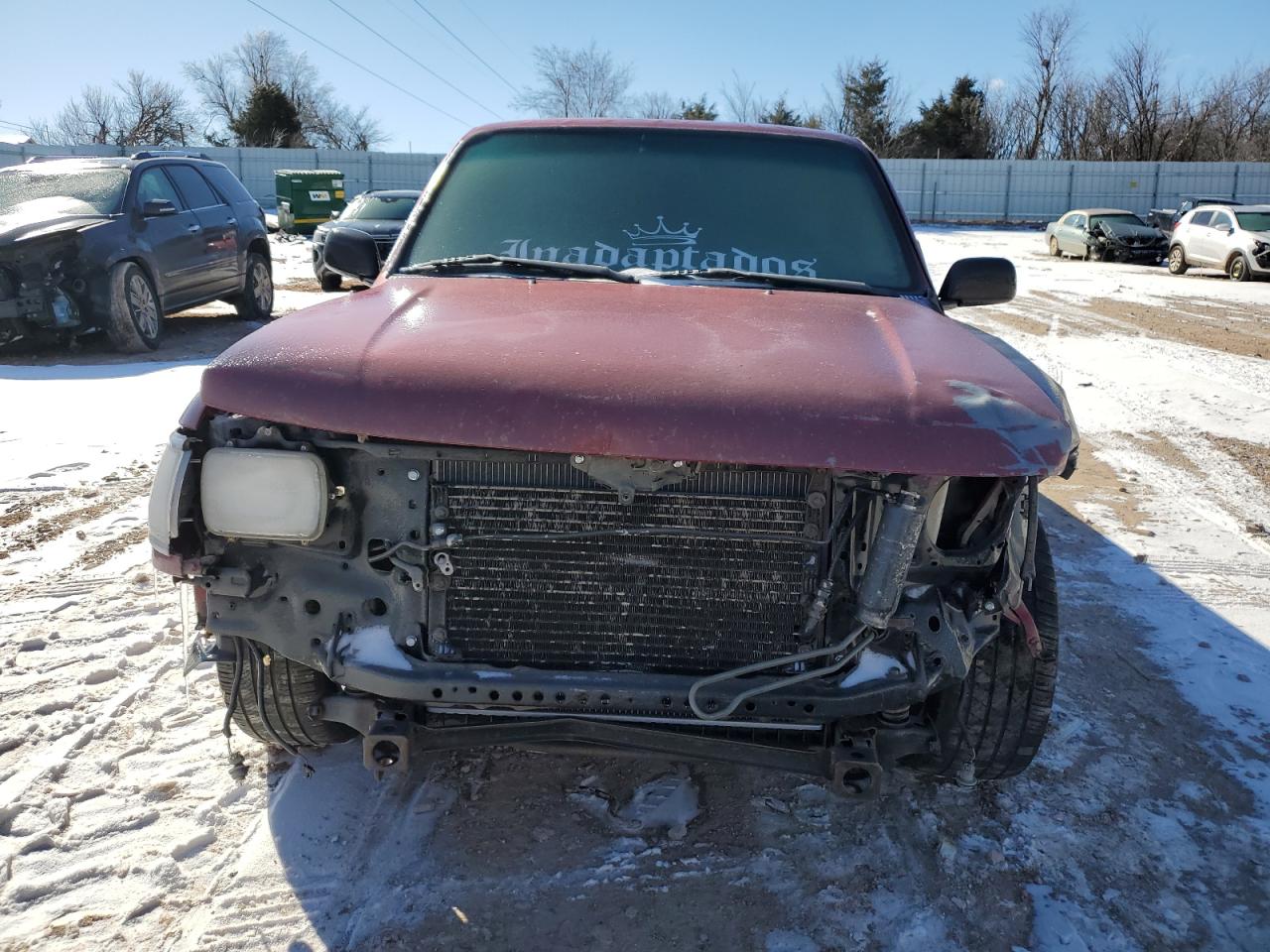 1995 Toyota Tacoma VIN 4TAUN41B8SZ073816 Copart auction photo, front end / minor dent/scratches damage thumbnail 5