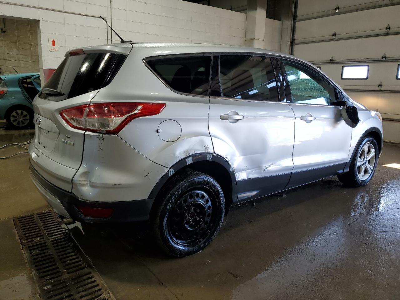 2014 Ford Escape VIN 1FMCU0GX0EUD32651 Copart auction photo, all over damage thumbnail 3