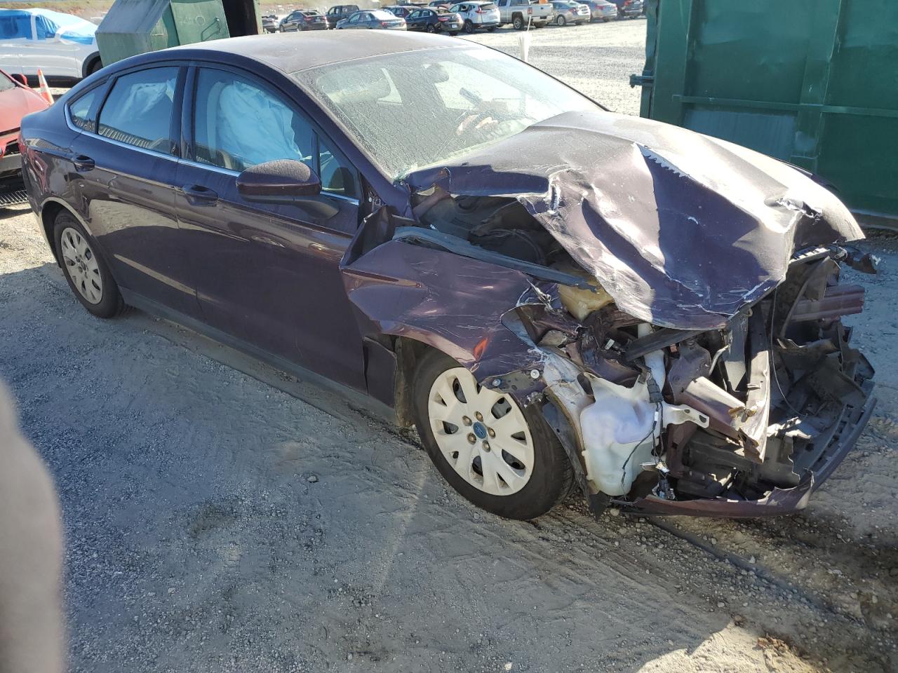 2013 Ford Fusion VIN 3FA6P0G71DR383645 Copart auction photo, front end damage thumbnail 4