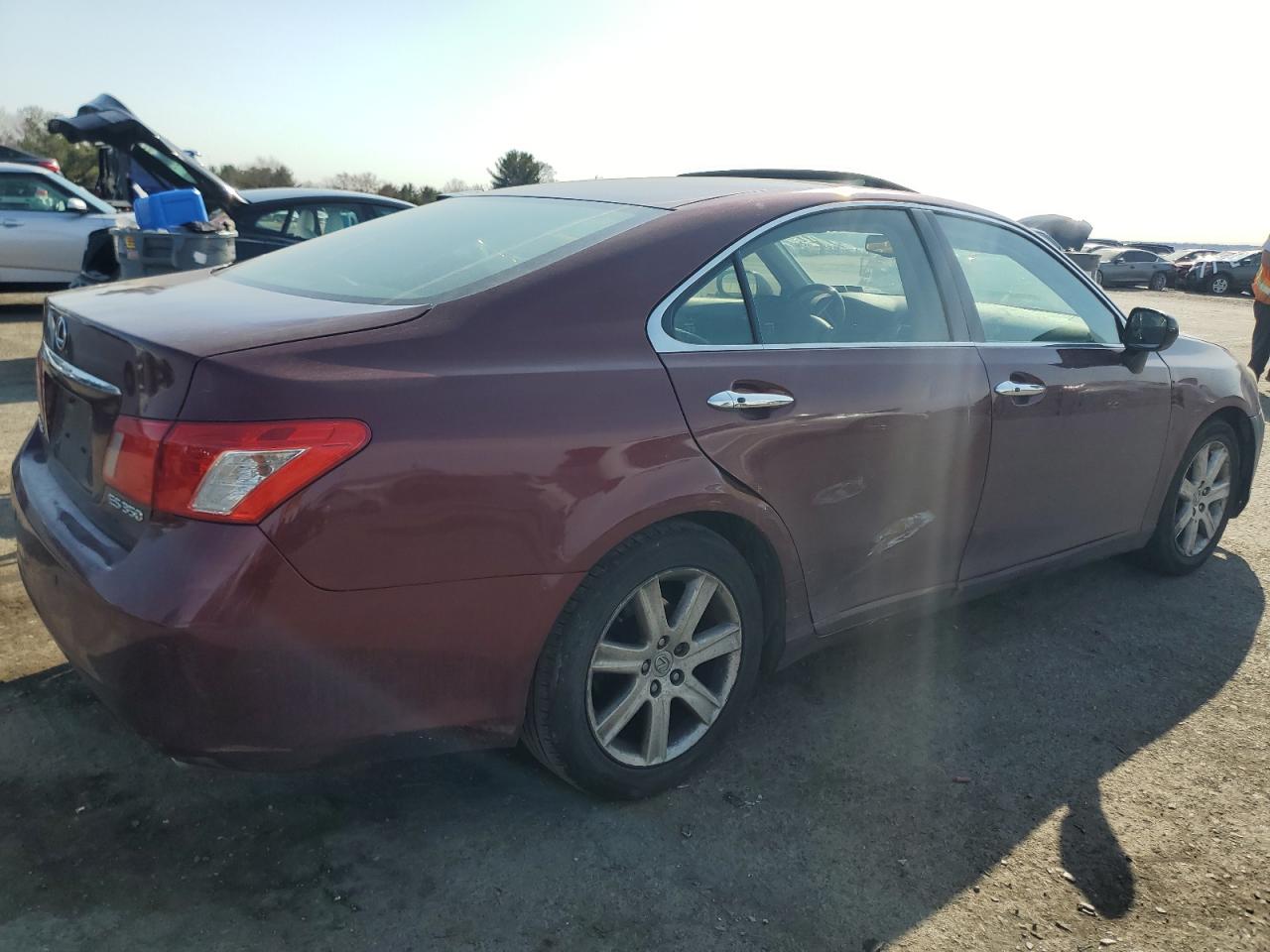 2008 Lexus ES VIN JTHBJ46G282269035 Copart auction photo, water/flood damage thumbnail 3