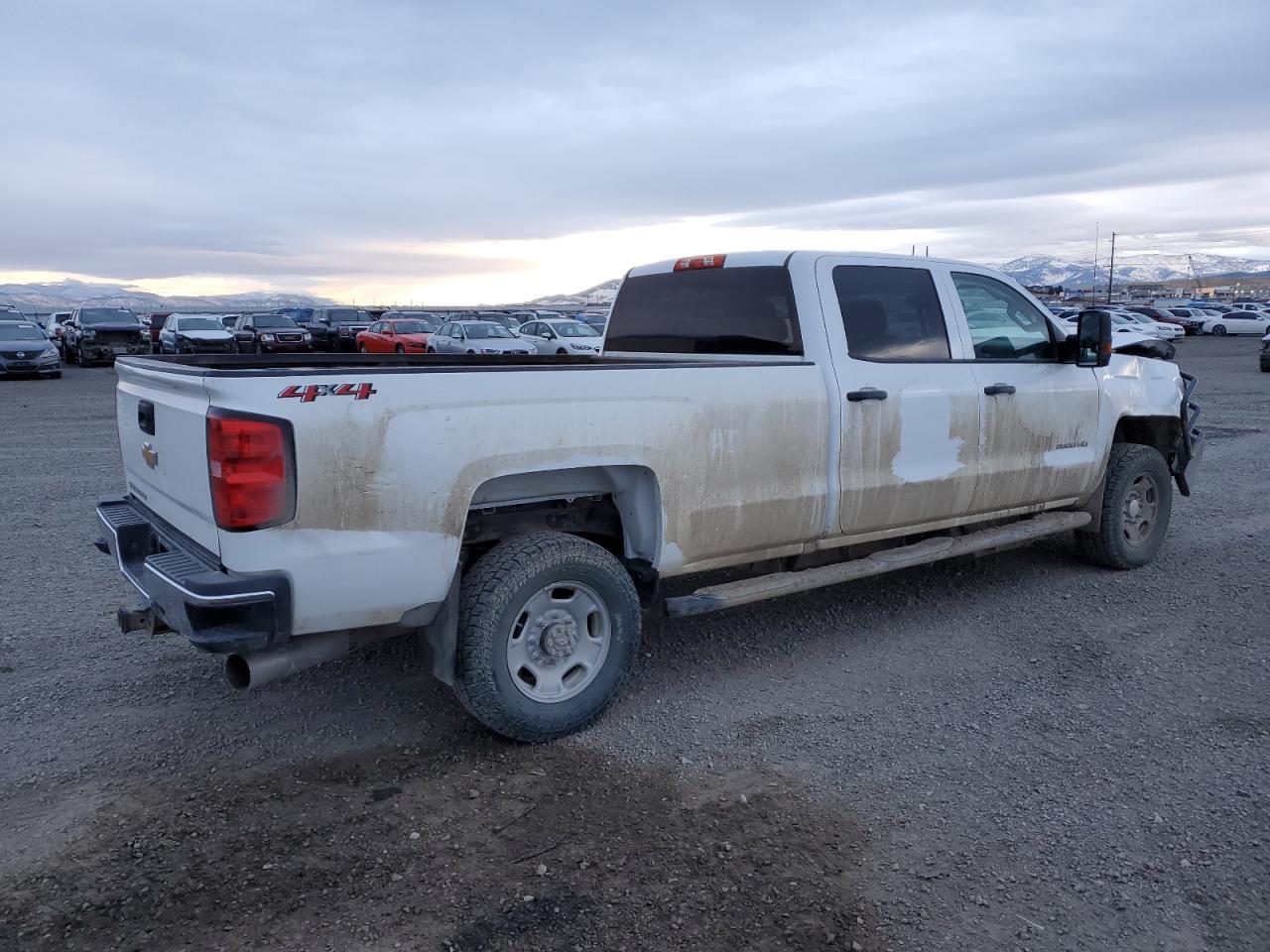 2019 Chevrolet Silverado VIN 1GC1KREY8KF183343 Copart auction photo, front end / minor dent/scratches damage thumbnail 3