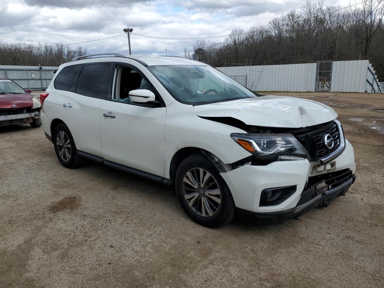2019 Nissan Pathfinder VIN 5N1DR2MN9KC592438 Copart auction photo, front end damage thumbnail 4
