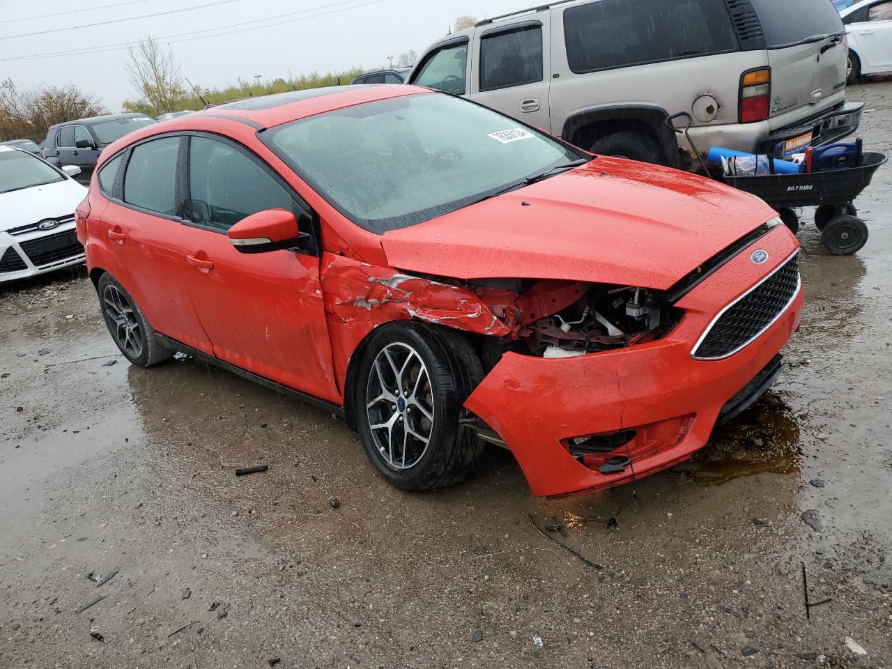 2017 Ford Focus VIN 1FADP3M23HL265215 Copart auction photo, front end / mechanical damage thumbnail 4