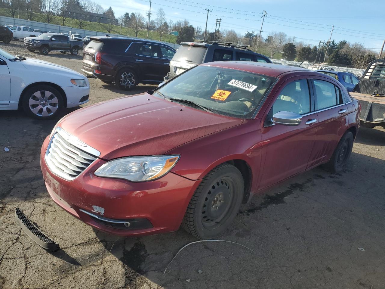 2011 Chrysler 200 VIN 1C3BC2FG3BN594853
