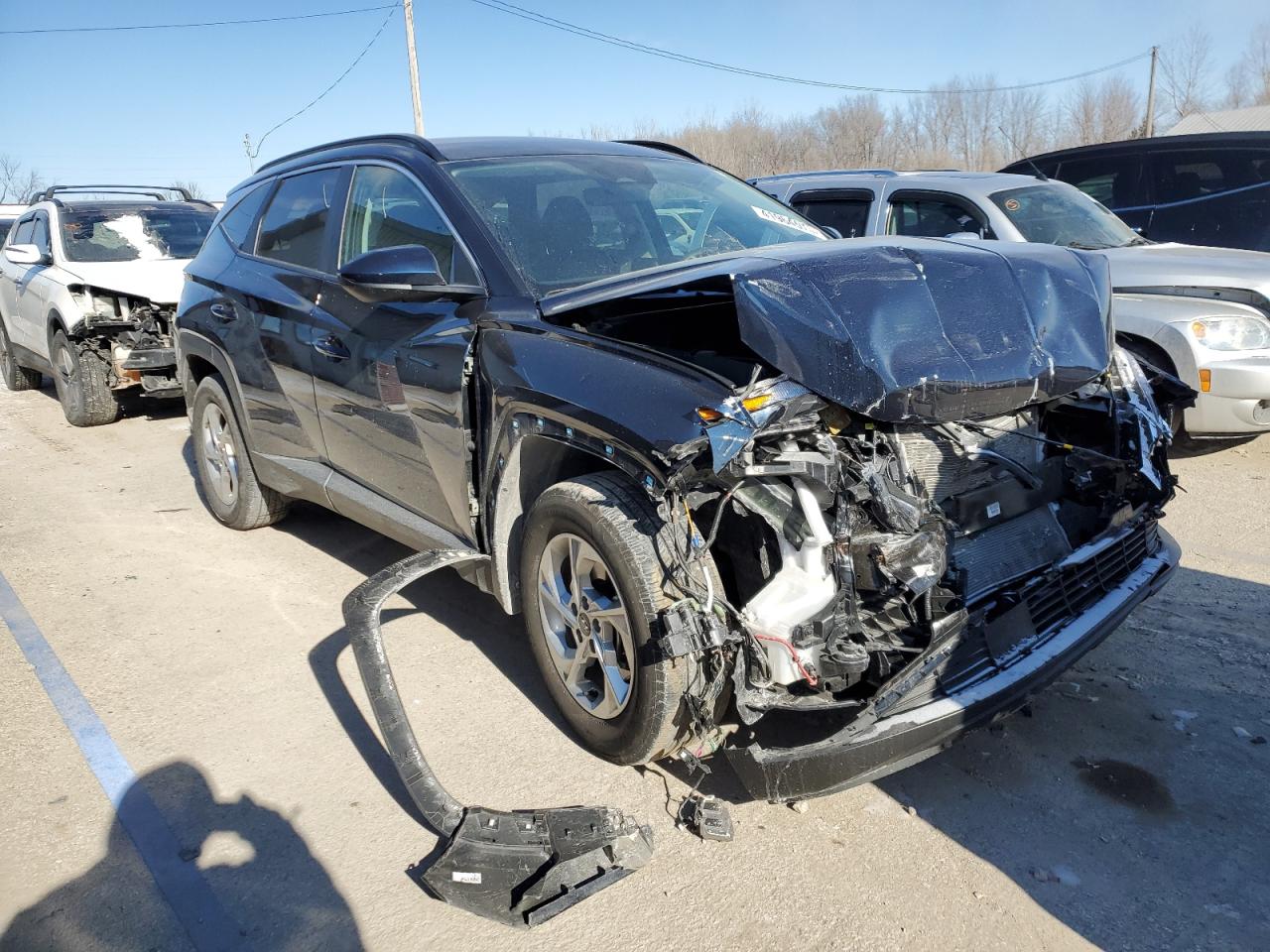2024 Hyundai Tucson VIN KM8JBCDE5RU283664 Copart auction photo, front end damage thumbnail 4