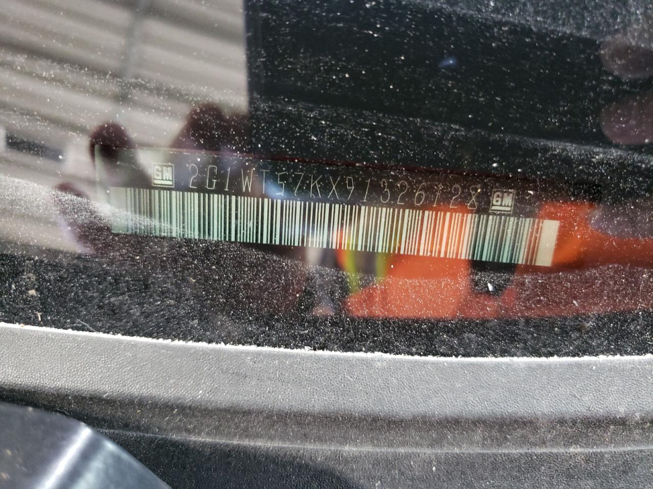 2009 Chevrolet Impala VIN 2G1WT57KX91326128 Copart auction photo, front end / rear end damage thumbnail 15
