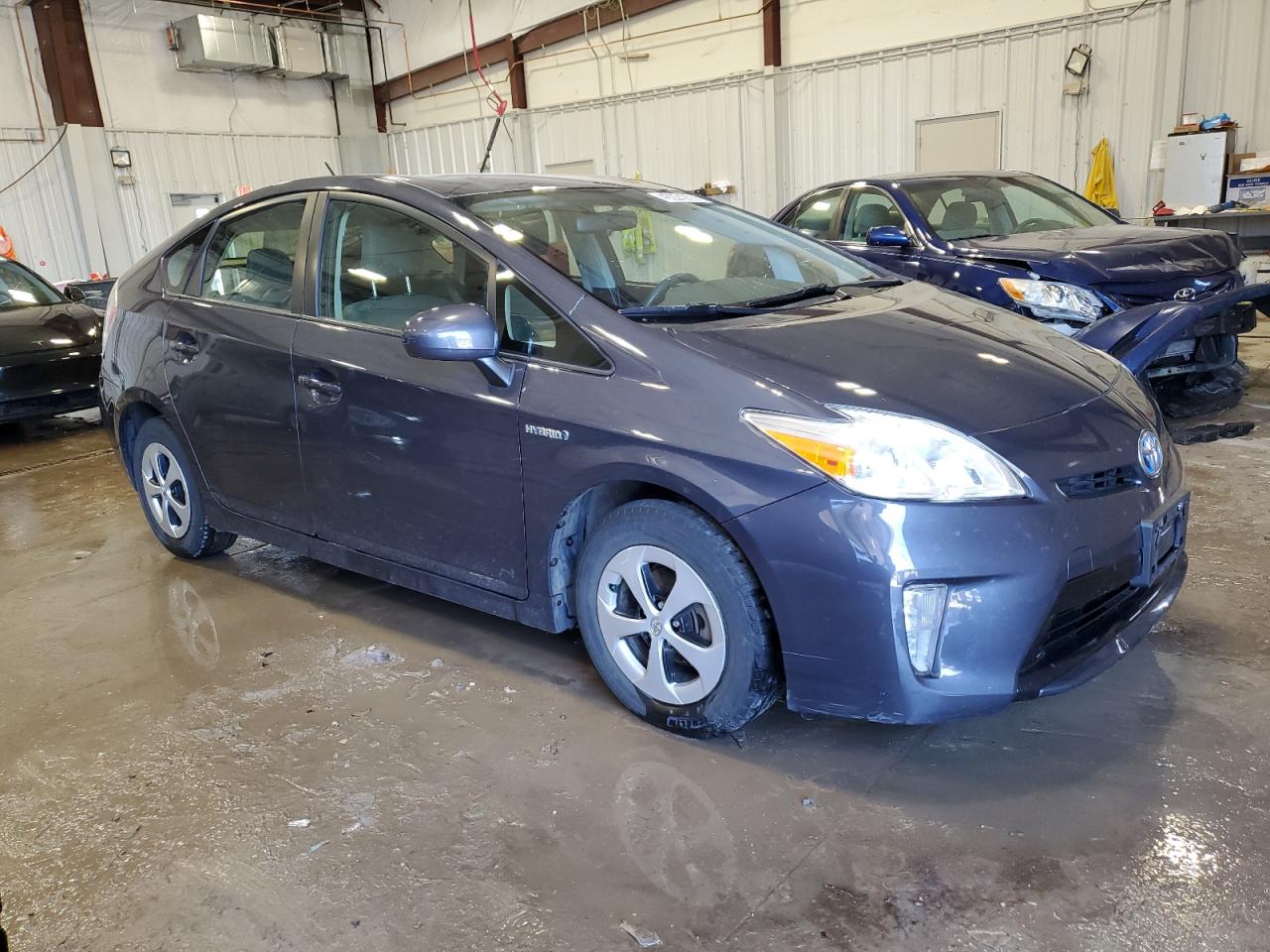 2012 Toyota Prius VIN JTDKN3DU2C5484236 Copart auction photo, front end / side damage thumbnail 4