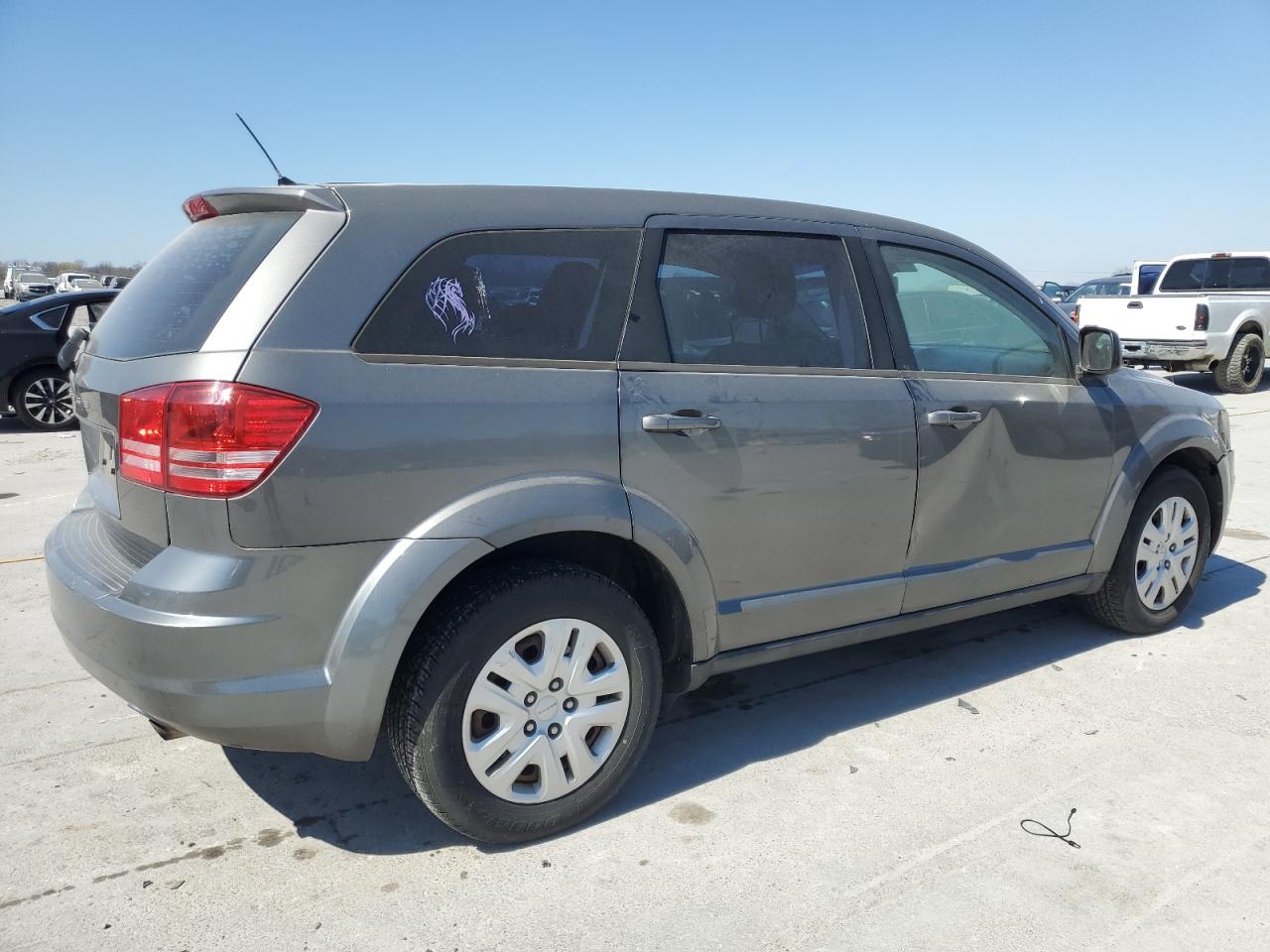 2013 Dodge Journey VIN 3C4PDCAB7DT700983 Copart auction photo, side / front end damage thumbnail 3