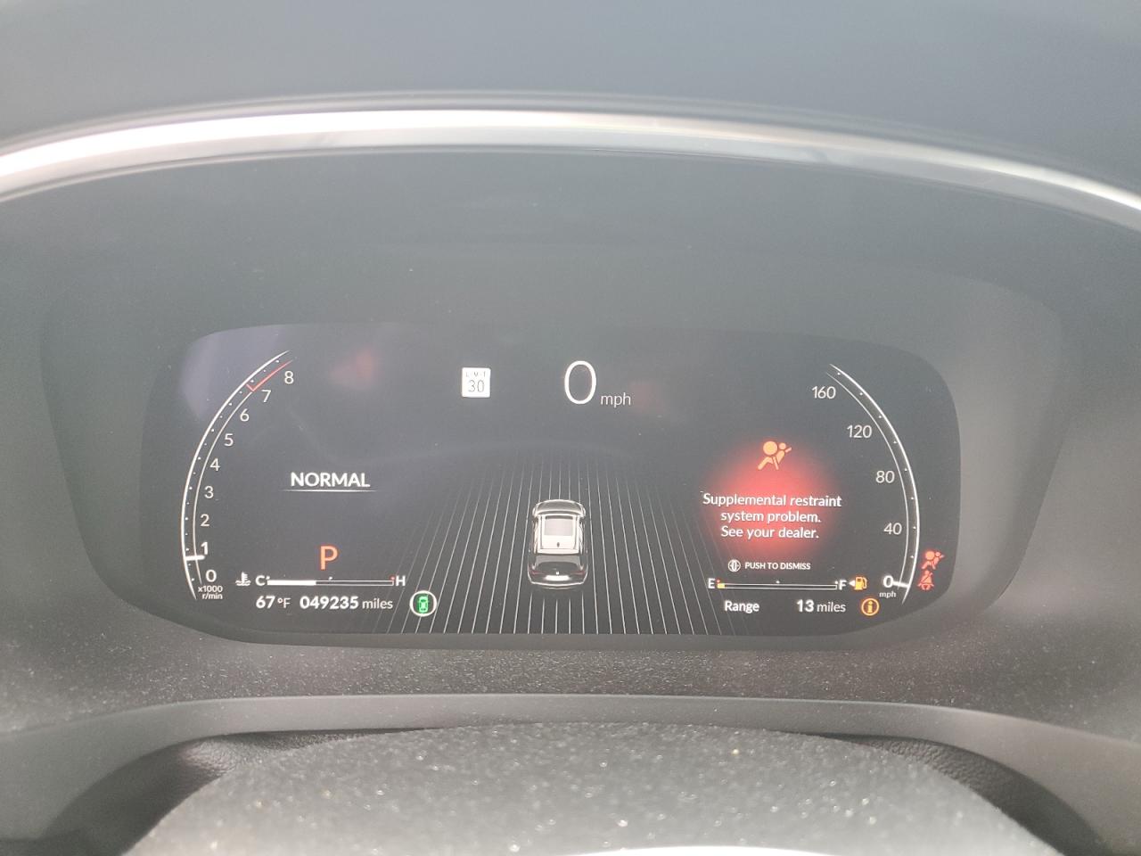 2022 Acura MDX VIN 5J8YE1H82NL051558 Copart auction photo, side / minor dent/scratches damage thumbnail 9