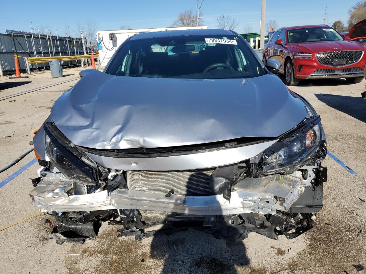 2020 Honda Civic VIN 2HGFC2F82LH562686 Copart auction photo, front end damage thumbnail 5